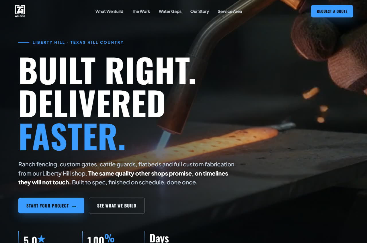 TG Welding website